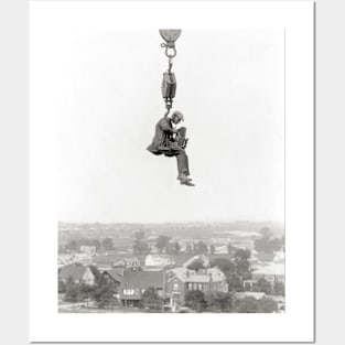 Aerial Photographer, 1925. Vintage Photo Posters and Art